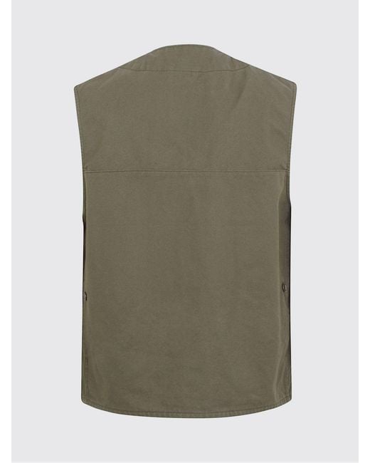 Filson Green Cotton Vest for men
