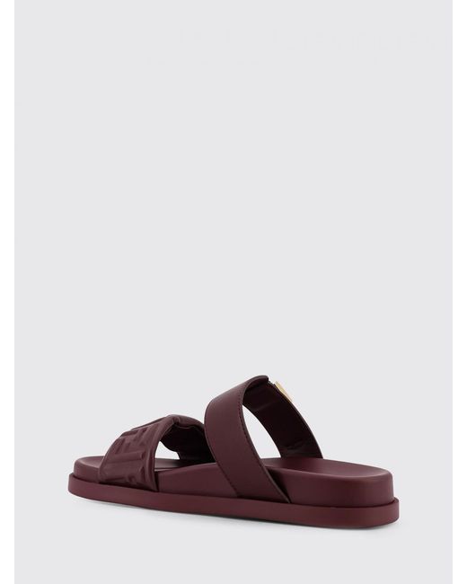 Fendi Multicolor Feel Nappa Sandal With Embossed Ff Monogram