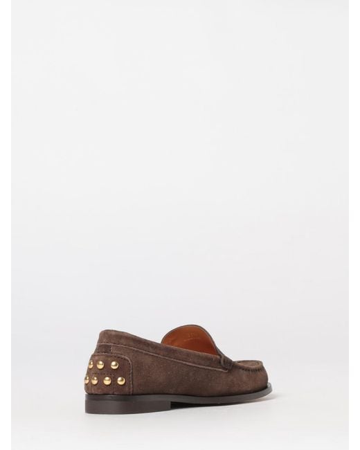 Tod's White Suede Loafers