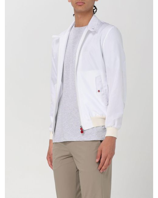 Kiton White Jacket for men