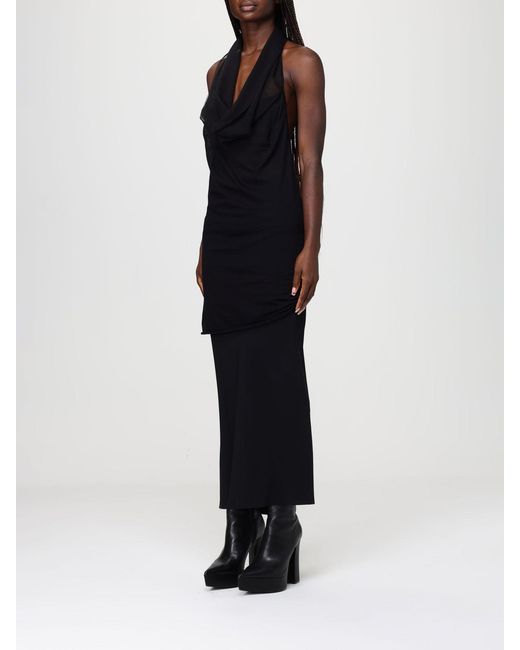 Rick Owens Blue Cotton Minimal Top
