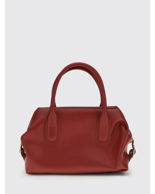 THEMOIRÈ Red ThemoirÈ Talia Trunk Small Vegan Leather Bag