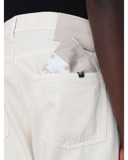 Jacob Cohen White Jeans for men