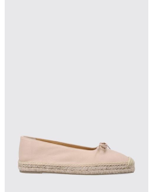 Castaner Natural Pax Ribbon Leather Espadrilles