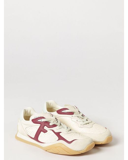 Fendi Pink Wave Pulse Low-Top Sneakers
