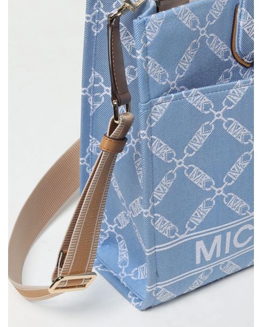 MICHAEL Michael Kors Blue 'gigi Large' Shopper Bag,