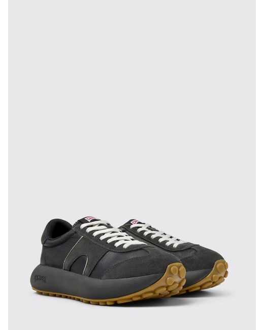 Camper Black Pelotas Athens Leather Sneakers