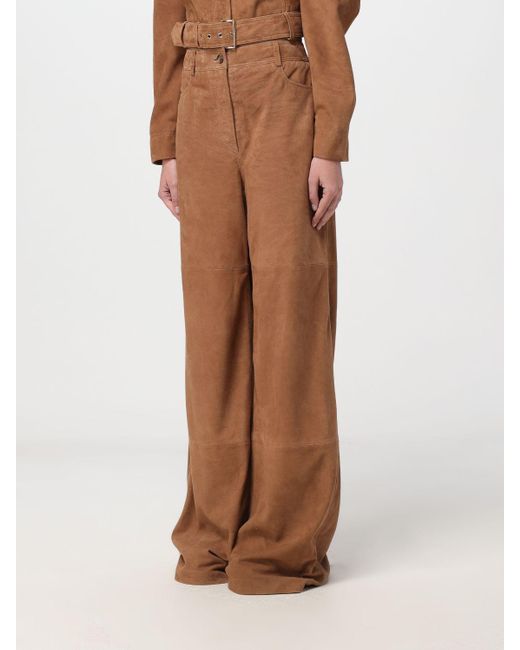 Pantalone di Alberta Ferretti in Brown