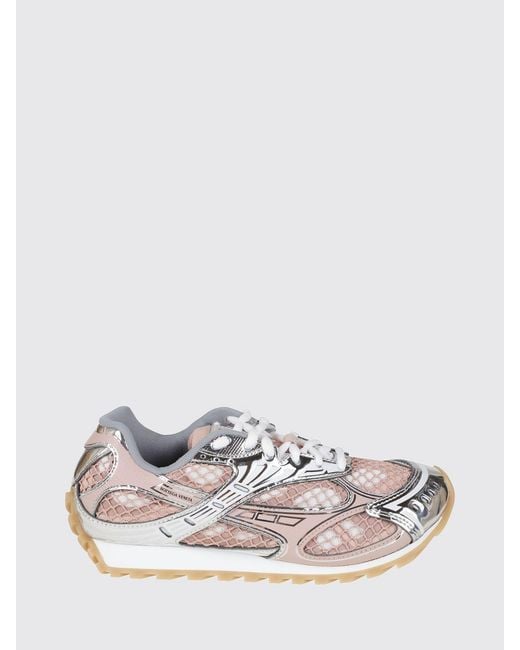 Bottega Veneta White Orbit Technical Mesh Sneakers