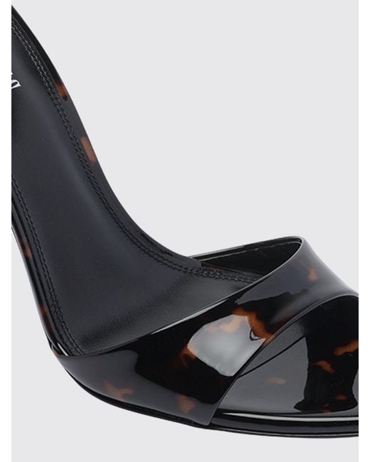 Paris Texas Brown Heeled Sandal