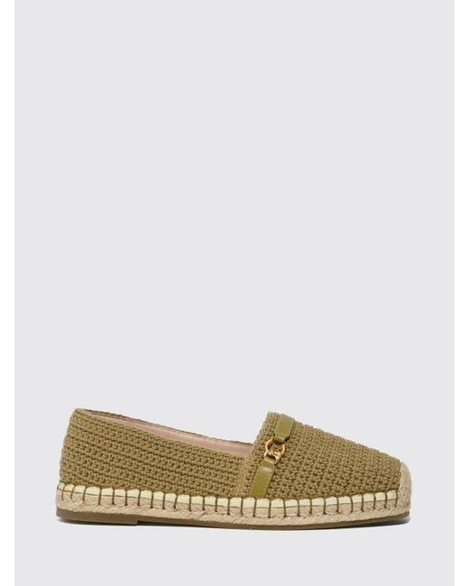 Coccinelle Gray C-Easy Crochet Cotton Espadrilles