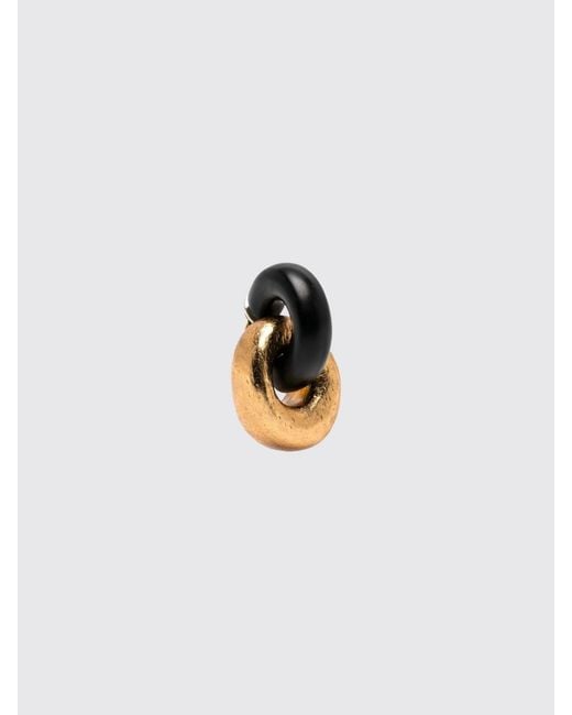 Monies White Havana Wood Earrings