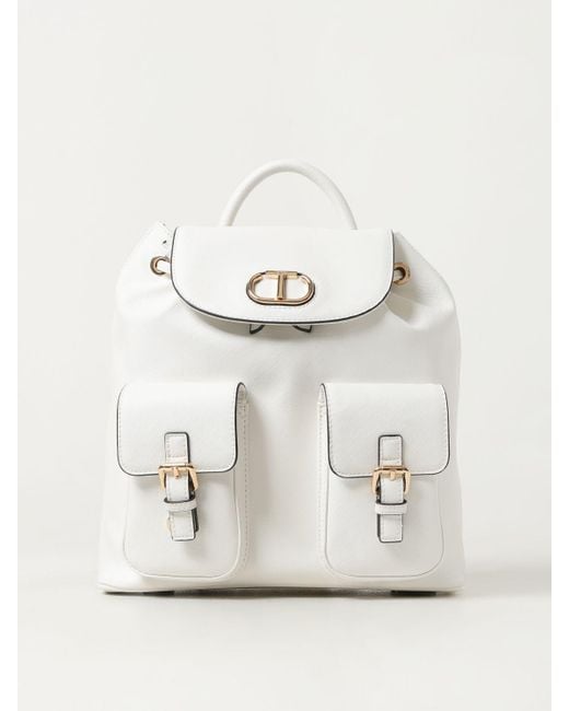 Twin Set White Backpack