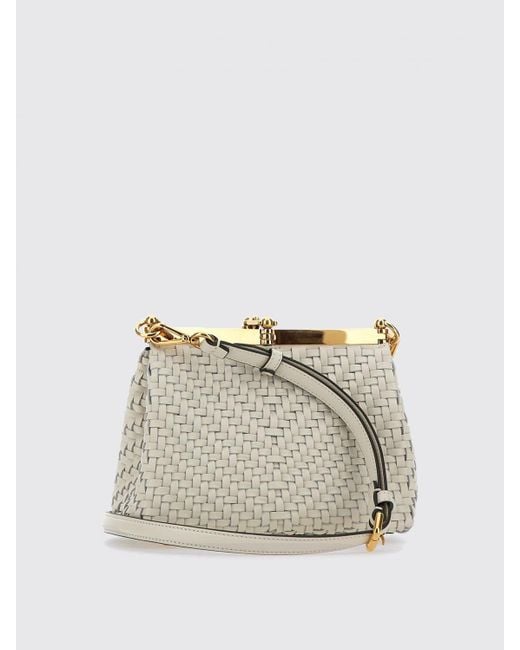 Etro White Schultertasche Damen