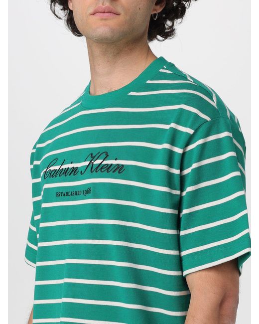 Calvin Klein Green T-Shirt for men