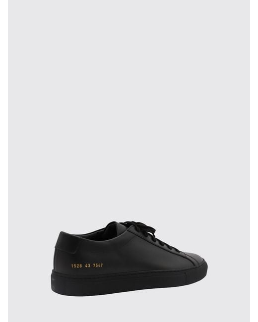 Common Projects Black Achilles Leather Sneakers for men