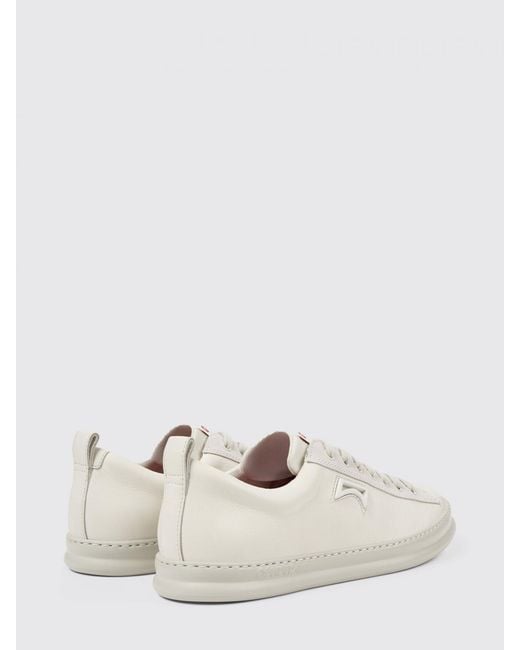 Camper White Runner Leather Sneakers for men