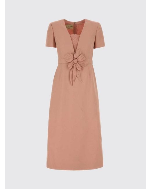 Valentino Garavani Pink Midi Sheath Dress