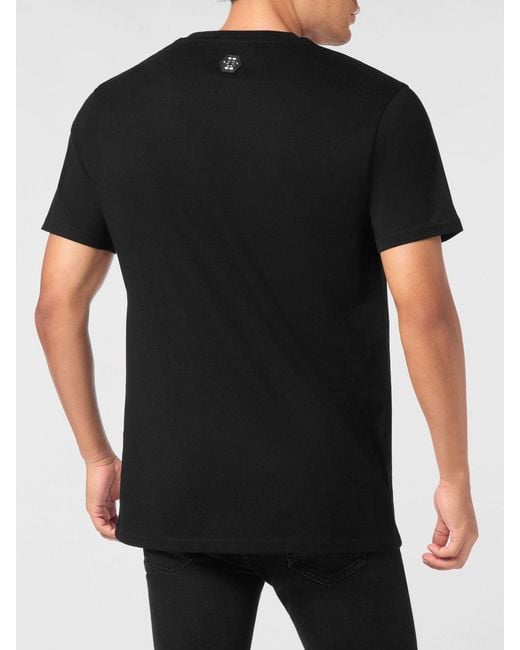 Philipp Plein Black T-Shirt for men