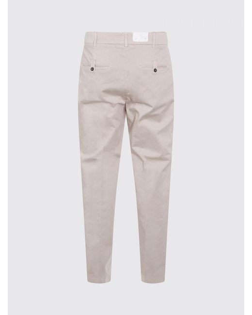Eleventy Natural Linen Blend Chino Trousers for men