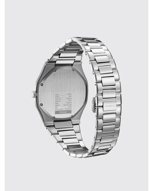D1 Milano White Groovy Watch for men