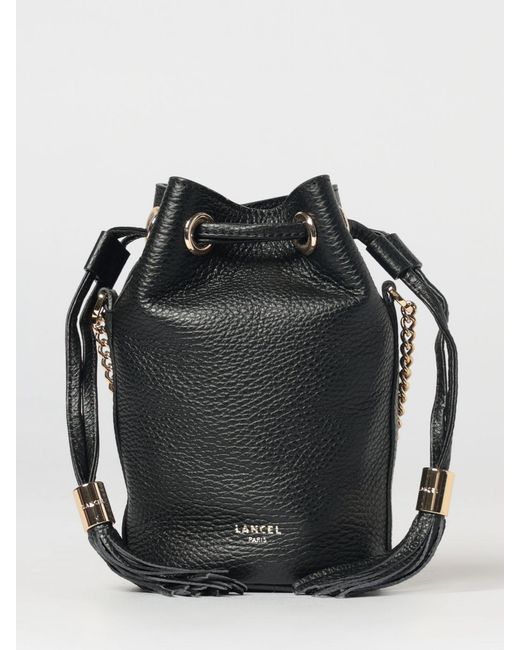 Lancel Black Premiere Flirt Grained Leather Bag