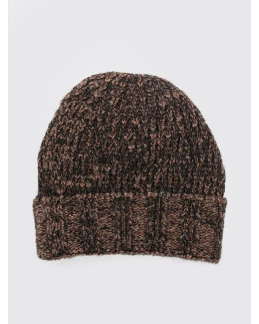 Laneus Brown Hat for men