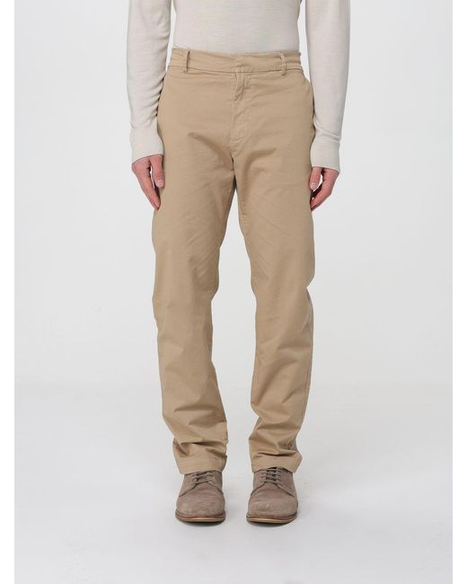 Barena Natural Cotton Stretch Chino Trousers for men