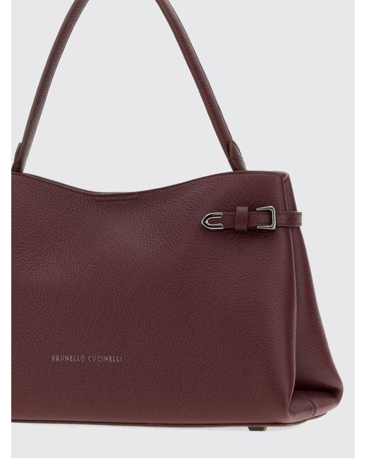 Brunello Cucinelli Purple Handbag