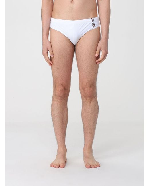 Colmar White Stretch Nylon Swim Briefs for men