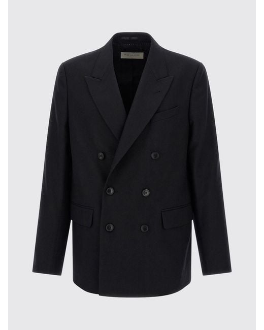 Dries Van Noten Black Jacket for men