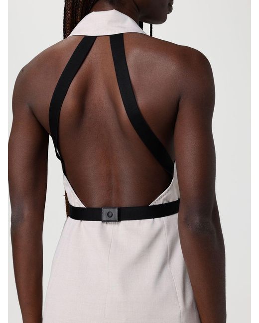 Max Mara Natural Cime Cotton And Wool Blend Midi Dress