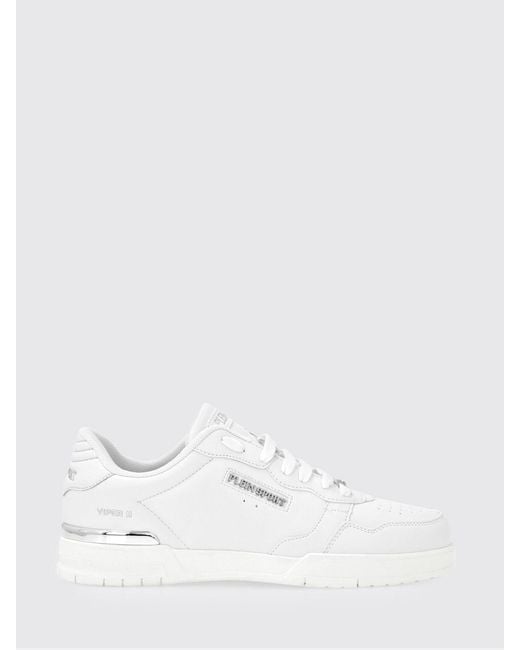 Philipp Plein White Viper Ii Leather Sneakers Philipp Plein for men