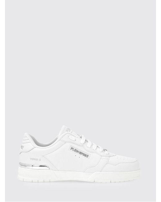 Philipp Plein White Viper Ii Leather Sneakers Philipp Plein for men