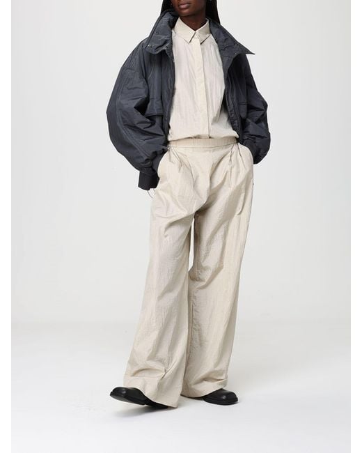 Max Mara Natural Relaxed Technical Canvas Shirt