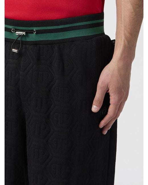 Philipp Plein Black Shorts for men