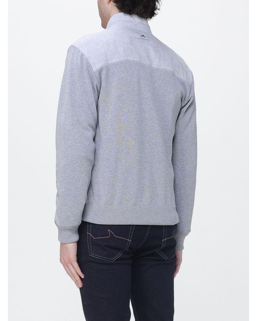 Paul & Shark Blue Paul &Amp Shark Hybrid Bomber Jacket for men