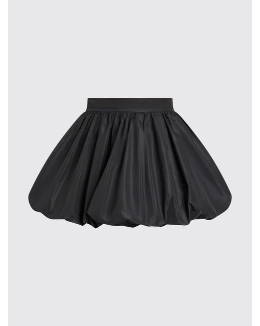 Patou Black Polyester Balloon Skirt