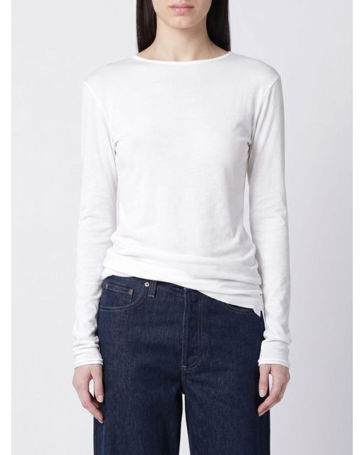 Entire studios White Basic Baumwoll-T-Shirts