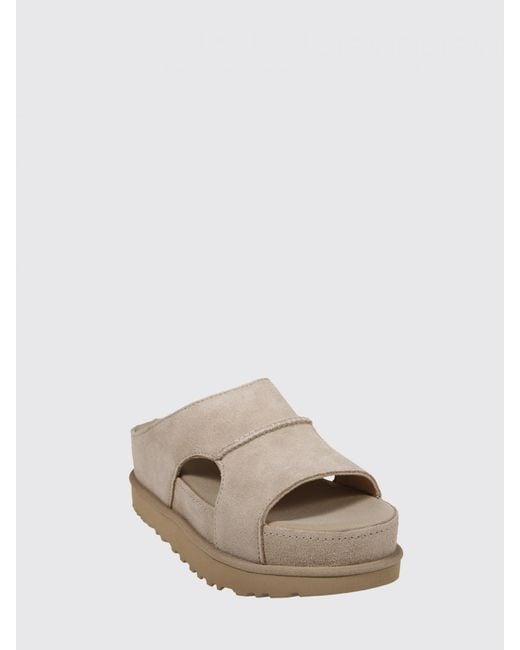 Ugg Natural Goldenstar Hi Suede Sandal
