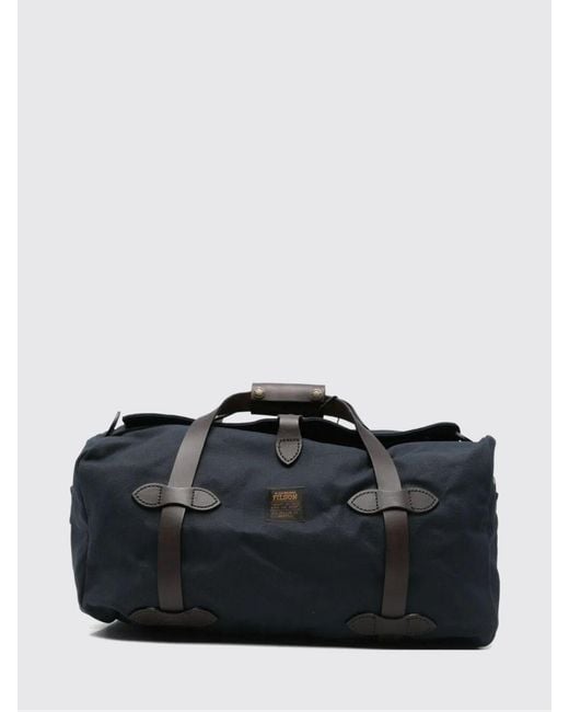 Filson Black Rugged Twill Travel Bag for men