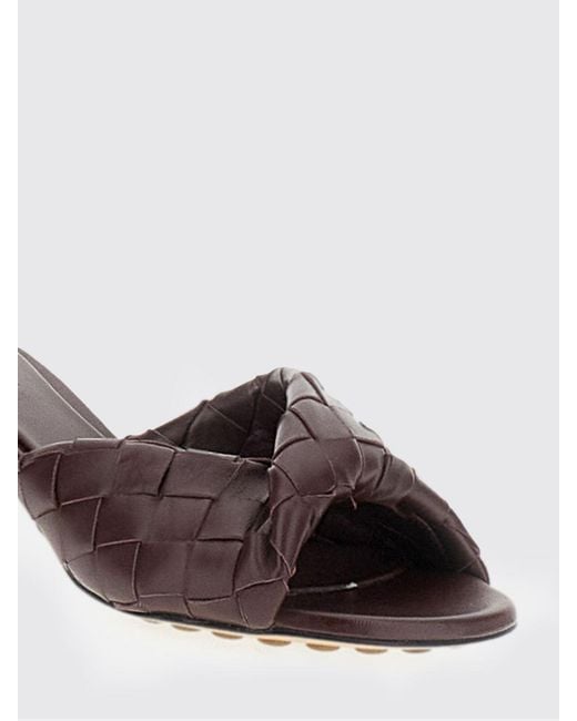 Bottega Veneta Black Heeled Sandal