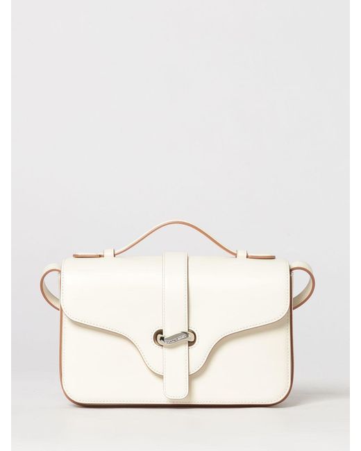 Emporio Armani Natural Bovine Leather Shoulder Bag
