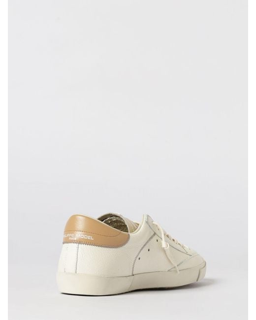 Philippe Model Natural Prsx Leather Sneakers for men