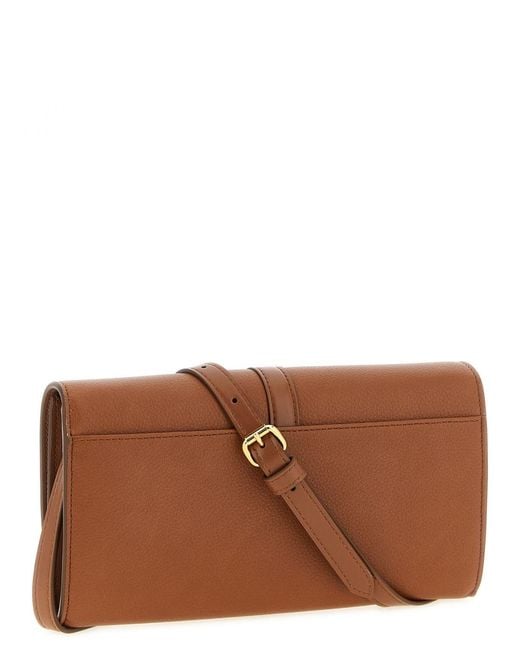 Stella McCartney Brown Ryder Faux Leather Wallet Bag