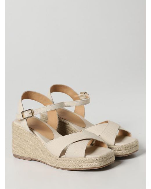 Castaner Natural Wedge Shoes