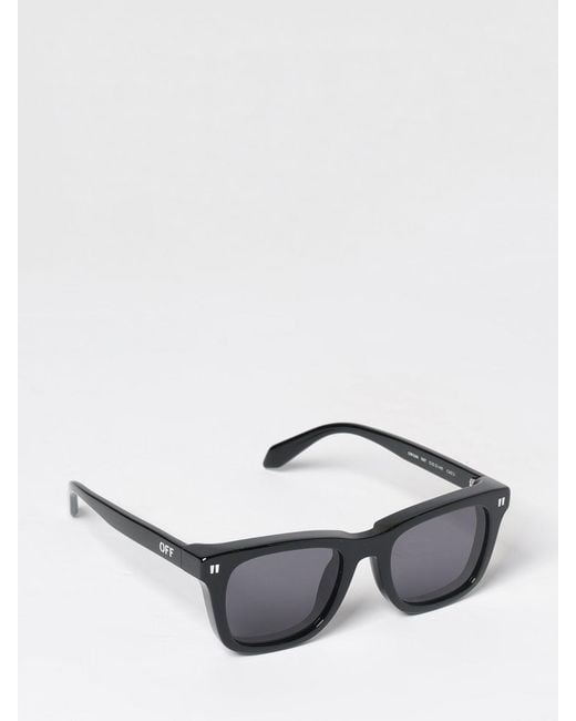 Off-White c/o Virgil Abloh Gray Katy Rectangular Tortoiseshell Acetate Sunglasses for men