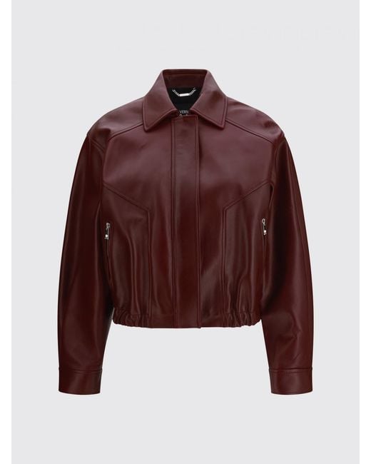 Versace Red Leather Jacket