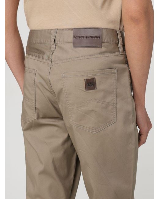 Armani Exchange Natural Pants for men