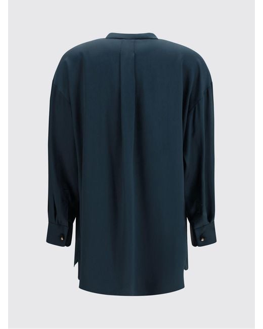 Giorgio Armani Blue Silk Shirt